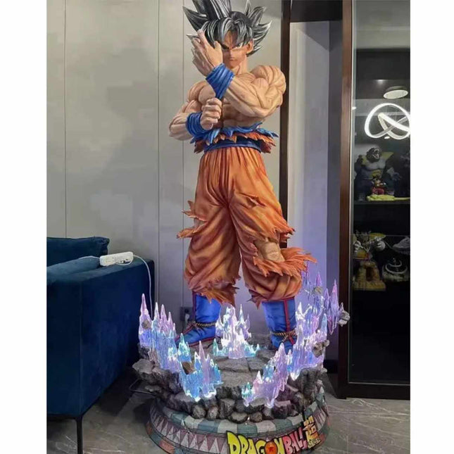 Customized Life-Size Goku Statue – Fiberglass Japanese Anime Dragon Ball Resin Sculpture Collectible Gift