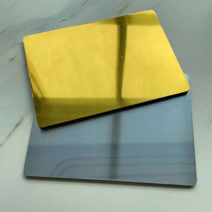 Mirror Unbreakable ACP & ACM Aluminum Composite Panels –Size: (120x240cm) Interior & Exterior Decorative Wall Cladding