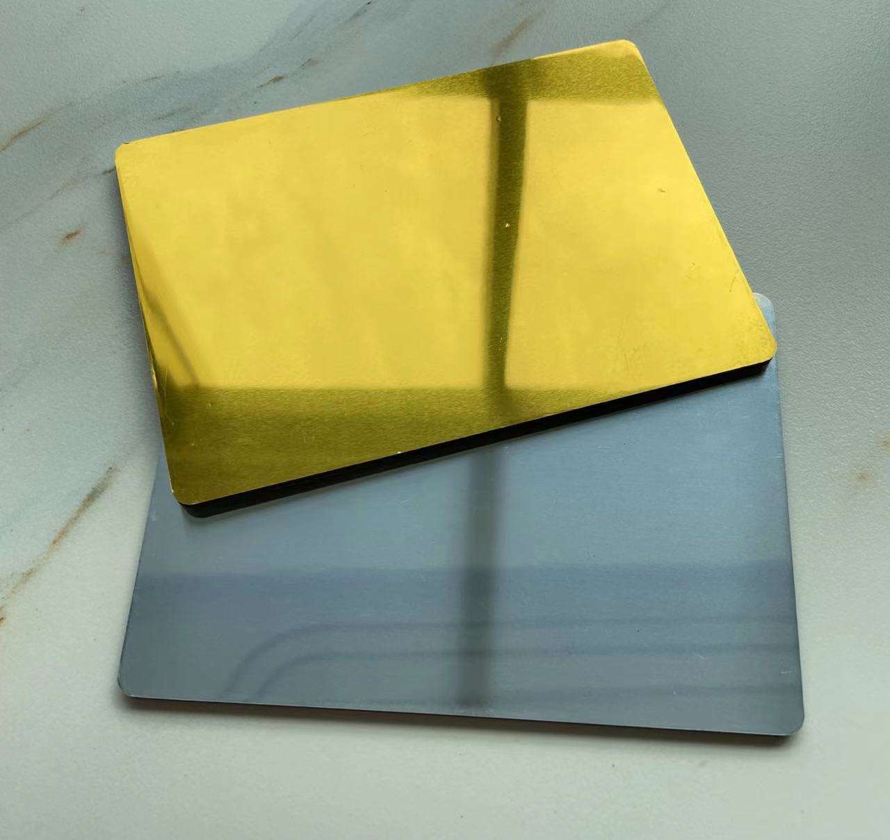 Mirror Unbreakable ACP & ACM Aluminum Composite Panels –Size: (120x240cm) Interior & Exterior Decorative Wall Cladding