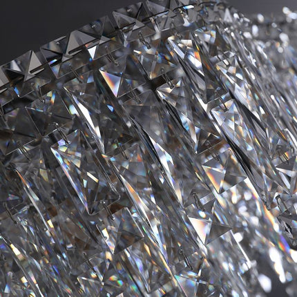 Modern Luxury Crystal Chandelier – Elegant LED Ceiling Light for Living Room & Bedroom Décor