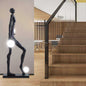 Customized Abstract Human Statue Floor Light Art Exhibition Gallery Sculpture Standing LED Floor Lamps