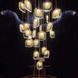 Professional Custom Gold LED Chandelier – Modern Luxury Lighting for Hotels, Villas, Dining & Living Rooms