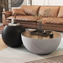 Cargar imagen en el visor de la galería, Modern Tea Table Nordic Stainless Steel Round Light Luxury Round Table
