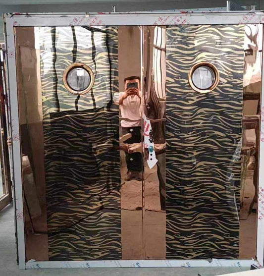 Luxury Modern Style 2 Door 304 Stainless Steel - 200x200cm Front or Main Door