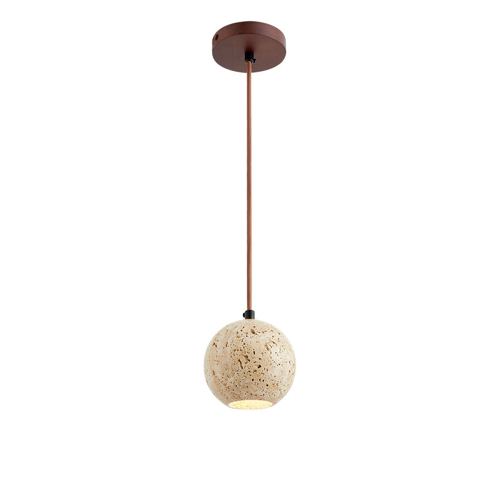 Chandelier Interior Decor Yellow Travertine Small Chandelier Nordic Modern LED Hanging Lighting for Hallway and Bedroom