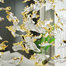 Load image into Gallery viewer, Maple Leaf Art Glass Chandelier Modern Customized Decorative Light for Hotel Hall, Villa, and Home
