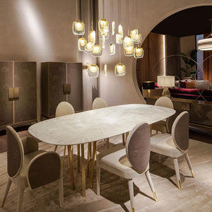Professional Custom Gold LED Chandelier – Modern Luxury Lighting for Hotels, Villas, Dining & Living Rooms