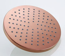 Cargar imagen en el visor de la galería, Rose Golden Brass Bathroom Thermostatic Shower Set Zirconium Gold Brushed Finish Single
