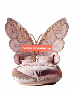 Luxury Modern Style Butterfly Princess Bed
