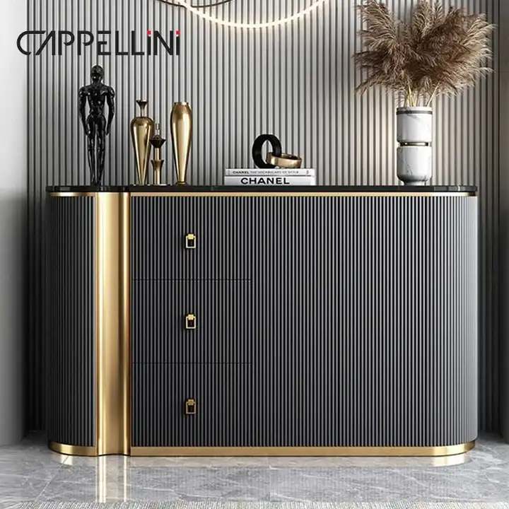 Modern Luxury Console Table Cabinet Table Sideboards Storage Cabinet