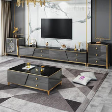 Load image into Gallery viewer, Modern Wooden Melamine  console cabinet office TV Big Home Furniture Cabinet
