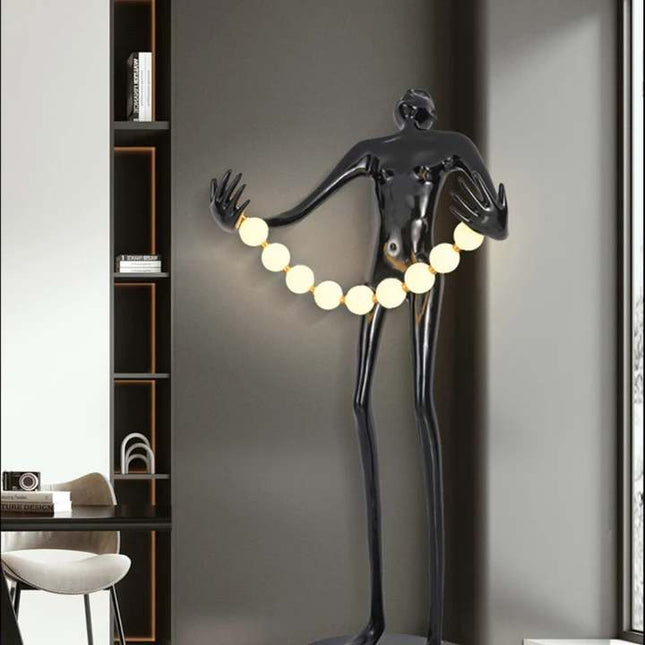 Luxury Nordic LED Floor Lamp Modern Minimalist Designer Standing Light for Hotel Living Room Corner Decoration