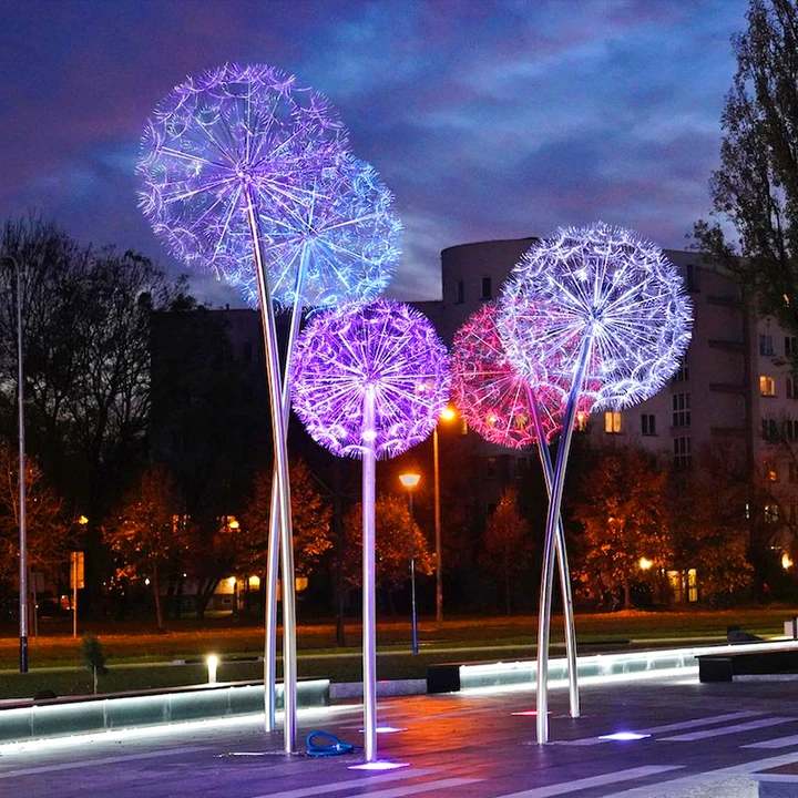 Outdoor Dandelion Courtyard Waterproof Insertion Lawn Atmosphere