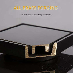 Brass Bathroom Accessories - Floor bathroom drainer - Black