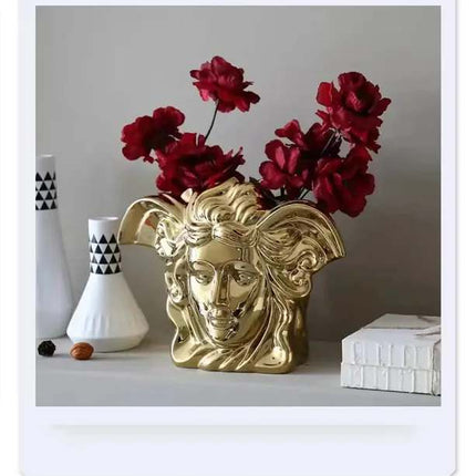 Ceramic Medusa Flower Vase Modern Nordic Flower Pot