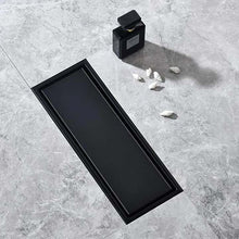 Загрузить изображение в средство просмотра галереи, Bathroom Accessories - Floor bathroom drainer - Black 30x10
