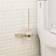 Charger l&#39;image dans la galerie, Brushed Gold Toilet Brushed Holder Bathroom Accessories Set
