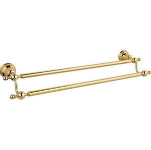 6 Pieces Luxury Gold Design Aluminum Wall Mounted Bathroom Accessories Set