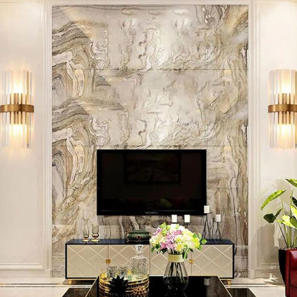 Applique murale en cristal de style nordique luxueux et épuré, idéale comme applique d'ambiance dans un salon, un couloir ou une chambre. 