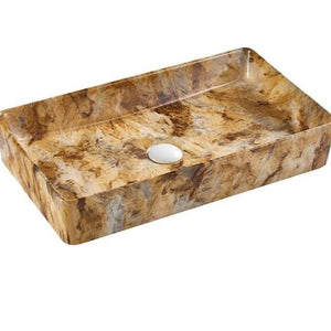 Marble Counter Top Wash Basin Modern Style