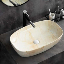 Cargar imagen en el visor de la galería, Modern Style Rectangular Marble Bathroom Basin
