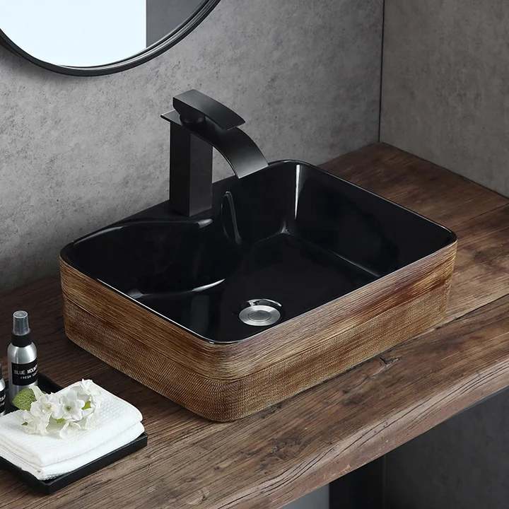 Rustic Basin Table Rustic Art Ceramic Table Top Wash Basin – La Moderno