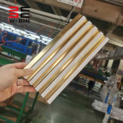 Leichte, neue, gebogene PS-Innenwandpaneele, dekorative Wandpaneele aus PS-PVC 