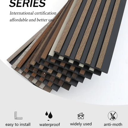 PVC Striped 3D Wall Panel Luxury Style Gold White and Black Gold Indoor Interior Decors