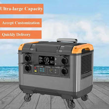 Load image into Gallery viewer, 3000w Outdoor 3kwh Portable Battery Solar Generator Power Station Power Bank Portable Power Supply For Home House
