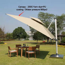 Load image into Gallery viewer, Garden Sunshade Cantilever Led Umbrella Outdoor Solar Led Lighting Parasol Patio Umbrellas
