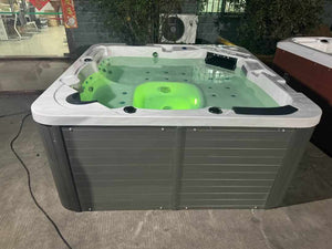 Aqua Verde Relax and Rejuvenate in Green Serenity 5 Seater Jacuzzi