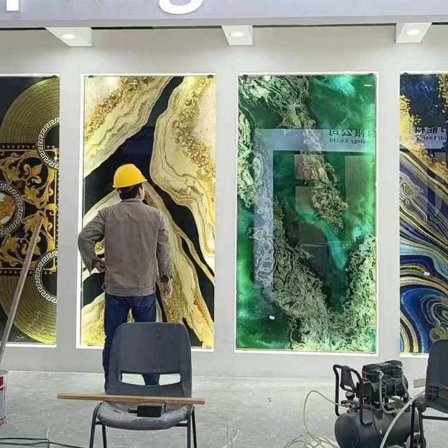 Luxury Italian Versace Medusa Slab Tiles