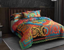 Load image into Gallery viewer, Modern  Bedding Frame  Cover Pillowcase Comforter   Baroque  Style
