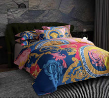 Load image into Gallery viewer, Modern  Bedding Frame  Cover Pillowcase Comforter   Baroque  Style
