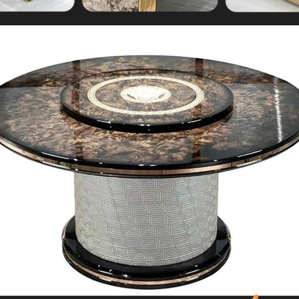 Luxury Round Marble Dining Table