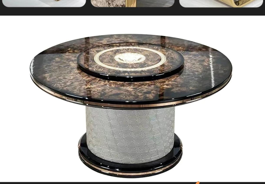 Luxury Round Marble Dining Table