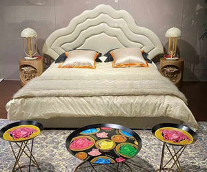 Modern Italian Versace Royal Style Comfortable Bed