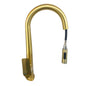 Luxury Modern Gold Kitchen Faucet with Pull-Down Sprayer, High-Arc Design, Touch Sensor Control, and Single Handle for Hot and Cold Water Mixing in Contemporary Homes