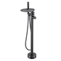 Floor Mounted Bathtub Filler Faucet Tap with Wand Handheld Shower