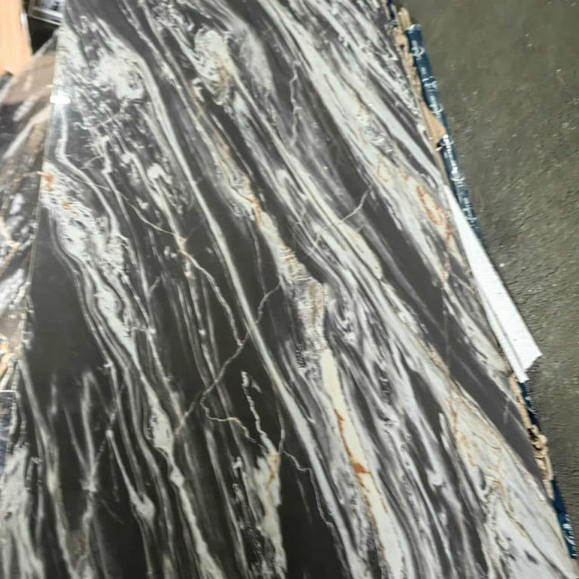 High-End Glossy Marble Stone Design Porcelain Tiles | Polished Glazed Luxury Floor and Wall Tiles for Modern Interior Decoration