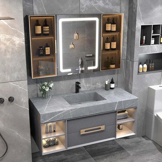 Luxuriant Bathroom Washroom Vanities Designer Washing Face Basin Double Sink Washbasin Mirrors Cabinet Furniture Sets