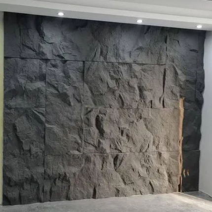 Exterior & Interior PU Wall Cladding Panels – 120x60cm Waterproof Foam PU Decorative Artificial Stone Slabs for Modern, Contemporary, Industrial & European Design