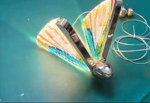 LED Wall Lamp Lighting Fixture Creative Butterfly Light Indoor Luxury Wall Lamp Bedroom Crystal Home Decor
