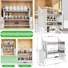 Cargar imagen en el visor de la galería, Best pantry accessories for small kitchen cabinets

Space-saving pantry organizers for cabinets

Kitchen cabinet pantry pull-out storage system

Modern pantry cabinet storage accessories

Pantry cabinet drawer dividers and racks

Hidden pantry storage for kitchen cabinets

Pantry door organizers for cabinets
