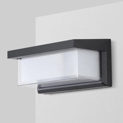 Solar Outside Square Wall Light Modern LED Outdoor Wear-resistant Garden Courtyard Wall Patio Fixtures Light