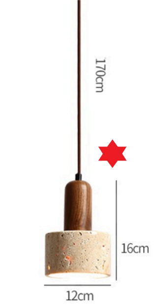 Organic Travertine Wall Lamp – Modern Stone LED Light for Bedroom, Living Room, and Home Décor