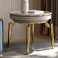 Nordic Luxury Golden Stainless Steel Base Side Table Modern Style