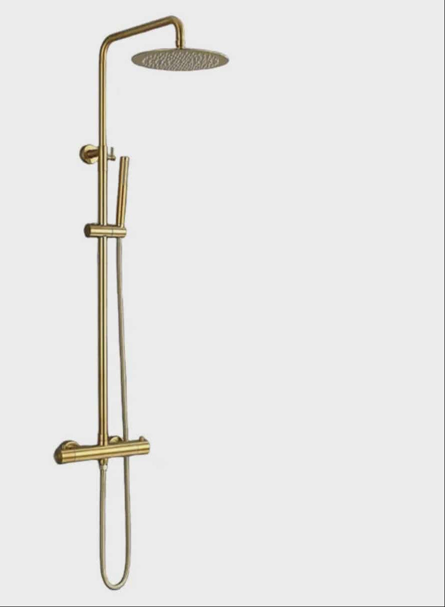 Rainfall Bathroom High Flow Shower Head Faucet Big Rain Mixer Tap