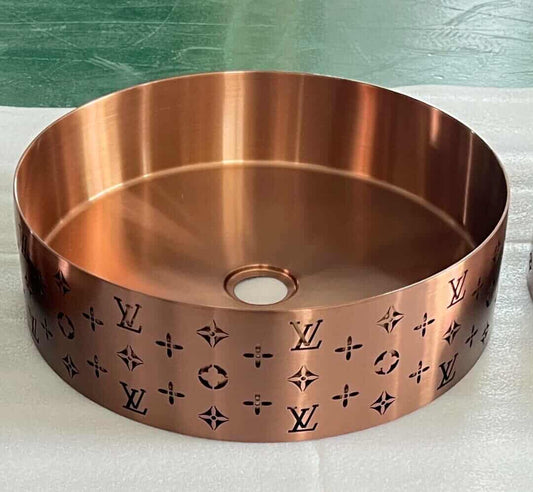 Luxury Rose Gold 304 Stainless Steel Countertop Basin