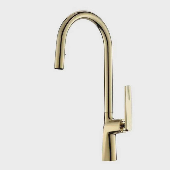 Modern Contemporary Gold Kitchen Faucet Ceramic Kitchen Mixer Tap Water Taps Classic Hot Cold Sink Faucet for Kitchen